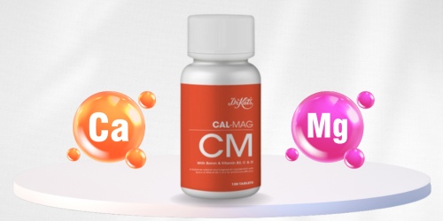 CalMag supports overall health by promoting muscle and nerve function, improving sleep, regulating bowel movements, and reducing high blood pressure risks. It aids in wound healing, hormone balance, and dental health, and also serves as a natural diuretic 