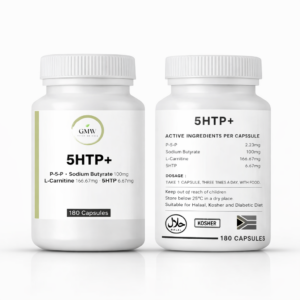 GWM 5HTP+ - P5P, Sodium Butyrate, L-Carnitine, 5 HTP